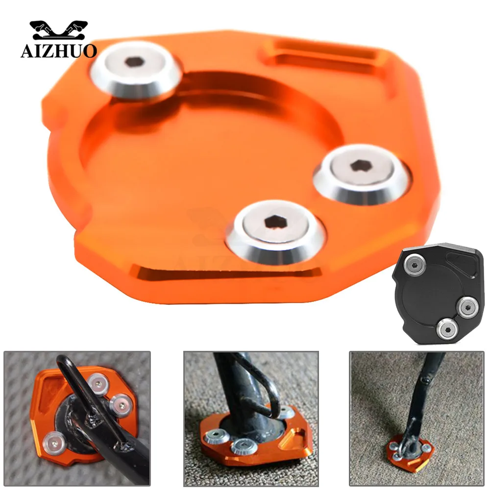 

For KTM DUKE 200 DUKE390 2013 2014 2015 CNC Aluminum Motorcycle Side Stand Enlarger Kickstand Enlarge Plate Extension Pad