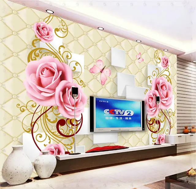Beautiful Flowers Design Of Large Modern New Special Decorate Beautiful Flowers Design Of Large Modern New Special Decorate Household Wallpaper Wall Paintings Cold Water