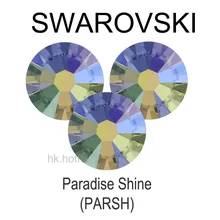 Элементы Swarovski Райский блеск(PARSH)(без горячей фиксации/горячей фиксации) утюжок(ss5-ss34)(2 мм-7 мм) плоские прозрачные стразы