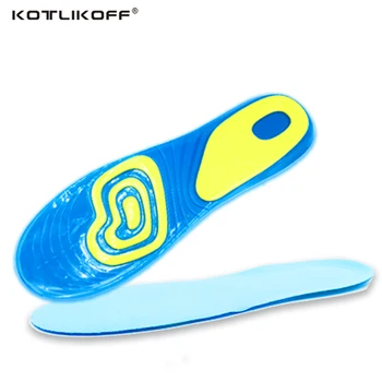 

KOTLIKOFF Silicon Gel Insoles Shock Absorption soft Comfortable insoles Sport Shoe Insole Pad Massaging Insole for men and women