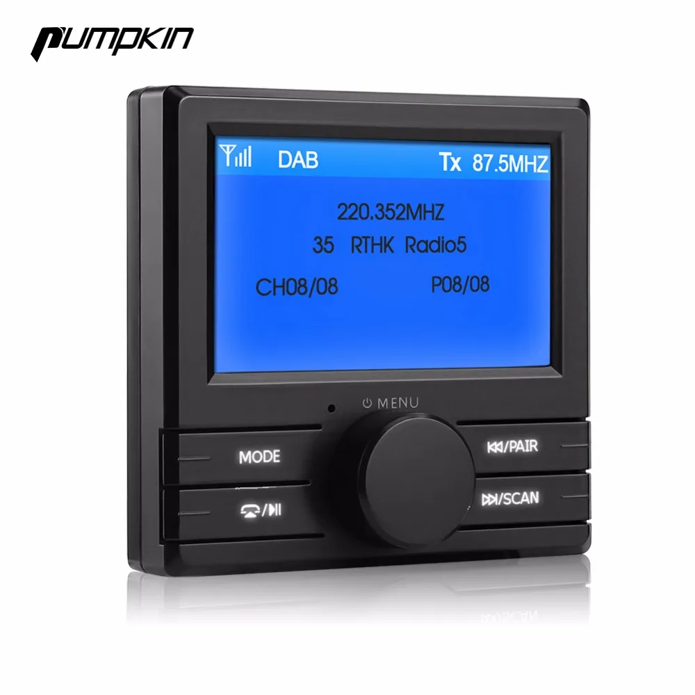 Pumpkin External 3.0 Inch Display Screen DAB+ Digital Radio Tuner for