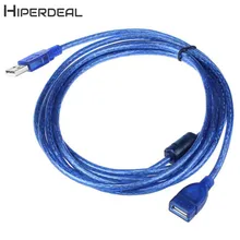 HIPERDEAL, новинка, 10 футов, 1,5 м, USB, 2,0 А, папа, м-Мама, для удлинителя, горячая распродажа, 18Feb12, Прямая поставка