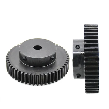 

1PCS Convex Gear Pinion 1.5Module 50/60Teeth 8 10 12 15-25mm Hole Diameter Black 1.5M Spur Gear For Machine