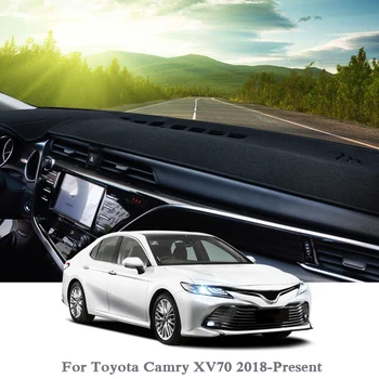 

Car Styling Dashboard Protective Mat Shade Cushion Pad Interior For Toyota Camry XV70 2018-Present LHD&RHD Car Accessories
