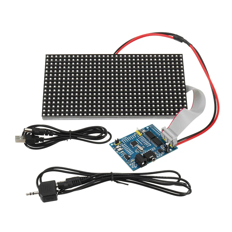 16*32 цветной музыкальный спектр STM32 светодиодный дисплей частоты модуль точечной