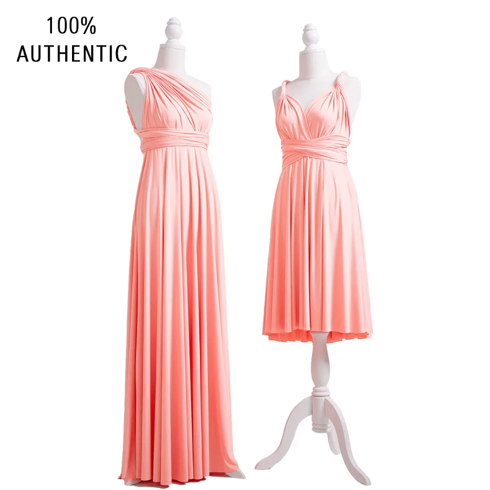 infinity dress light peach