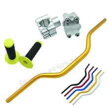 1 1/" Жир Бар 28 мм, руль, ручной стержень, для мотоцикла Мотокросс Dirt Pit велосипед, способный преодолевать Броды для Honda CR125 CRF250 450 CR125 250