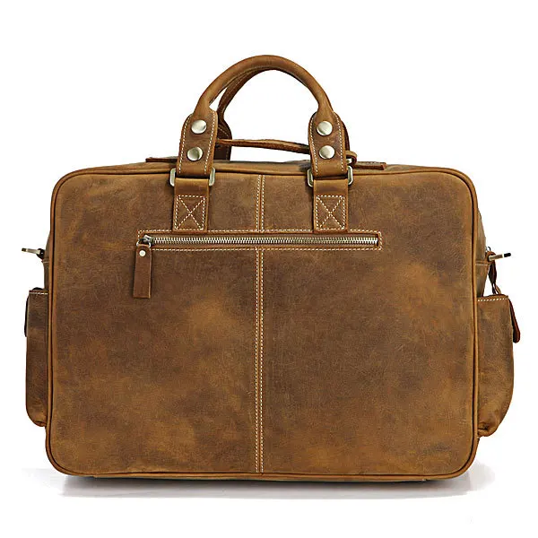 Горячая редкий Crazy Horse кожаный мужской портфель чехол для ноутбука для путешествий кожаная сумка 7028B