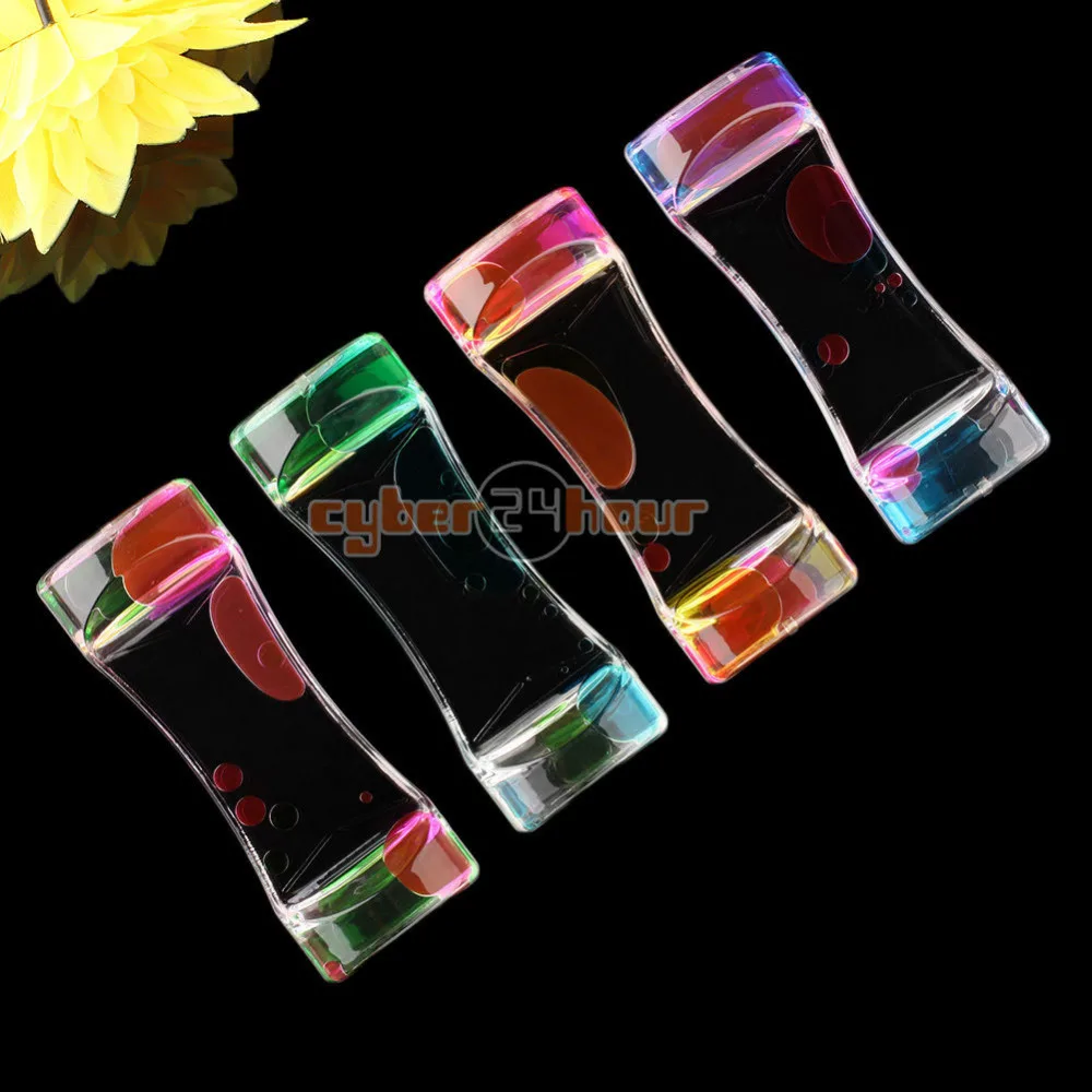 

Floating Color Liquid Motion Timer Mix Illusion Oil Clock Visual Desk Toy Decoration Free Shipping