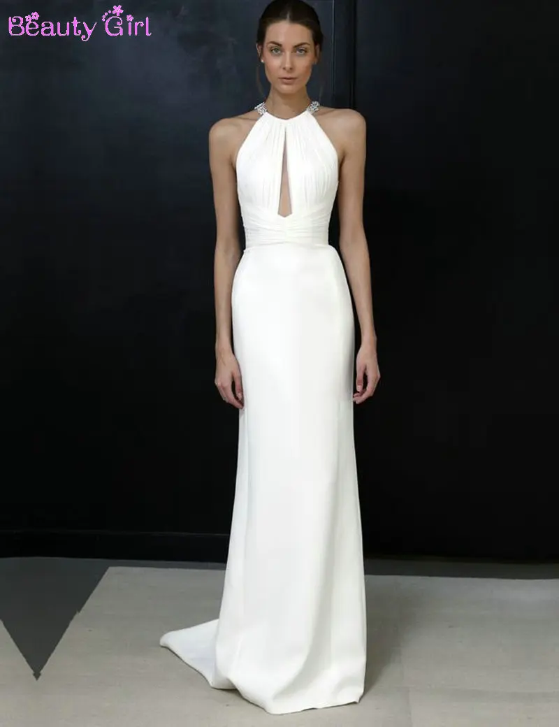 straight long dress design