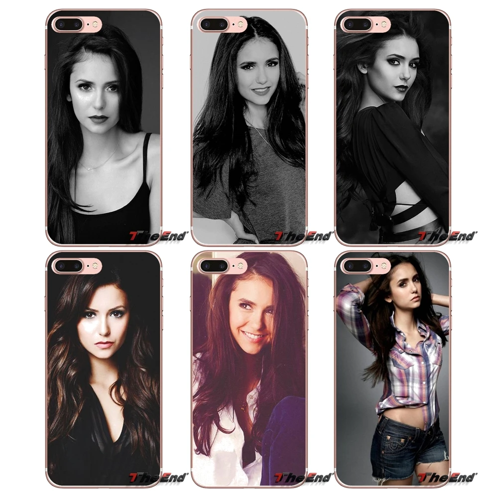 

For iPhone X 4 4S 5 5S 5C SE 6 6S 7 8 Plus Samsung Galaxy J1 J3 J5 J7 A3 A5 2016 2017 Nina Dobrev The Vampire Diaries Phone Case