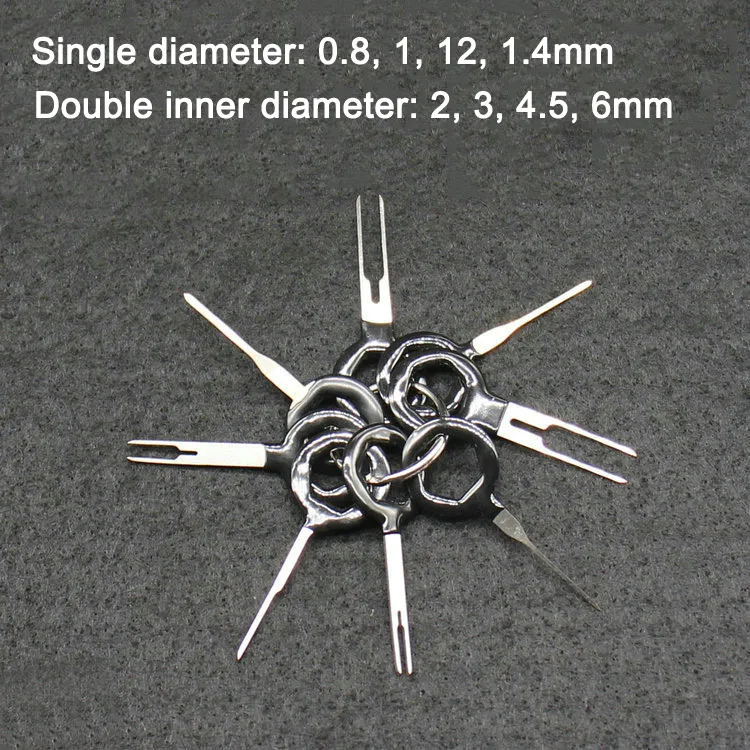

18 Pcs Car Wire Harness Plug Terminal Extraction Pick Connector Pin Remove Tool Set VS998