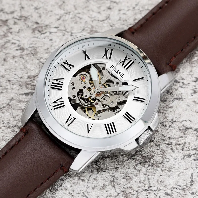 Fossil Pria Automatic Watch Top Brand 