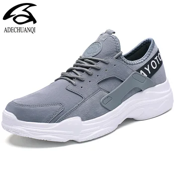 

Men's Sneakers Men Comfortable casual shoes soft bottom Newest Breathable Footwear Lace-Up adult High elasticity Male shoes