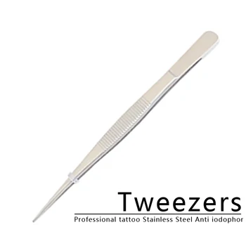 

5pcs Ultra Precision Anti-Acid Stainless Steel Straight Tweezers Forceps for Mobile Phone Tablet PC Repair Tools Free Ship