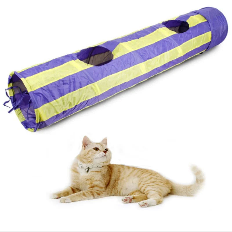 2018 Cat ToysPuzzle pet toys Folding channel cat toy Pet Tunnel Cat Play Tunnel Foldable