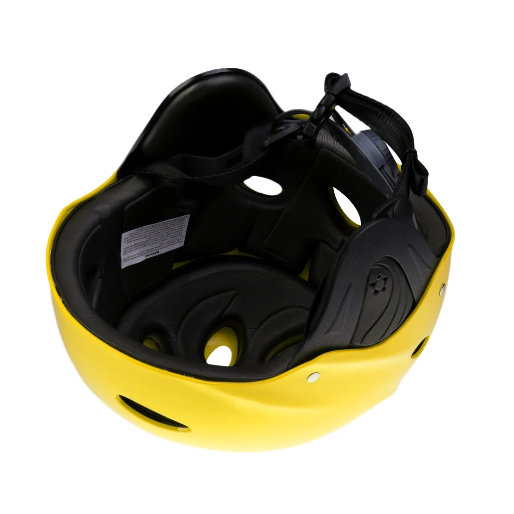 Unisex Adult Kids Water Sports Safety Helmet Canoe Kayak Wakeboard Kitesurf Jet Ski Impact Surfing Sailing Hard Proetctor Cap
