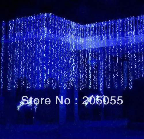 guirlande noel rideaux cascade