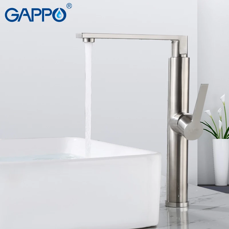 Gappo высокий смеситель для умывальника из нержавеющей стали Смесители ...