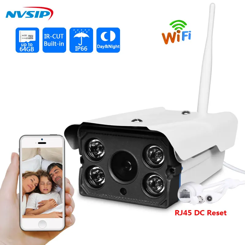 2 0MP font b wireless b font waterproof ip camera wi fi outdoor 4 Array IR