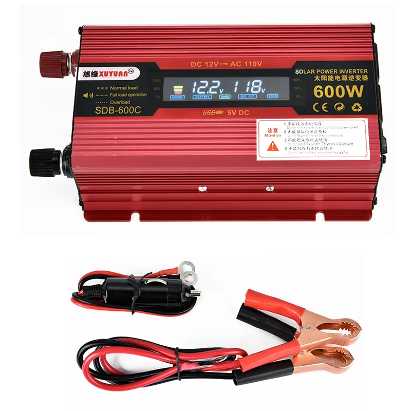 Buy Portable Solar Power Inverter With LED Display