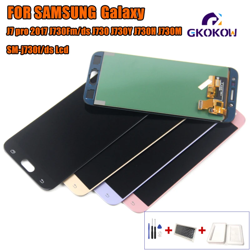 

for SAMSUNG Galaxy J7 Pro Display and Touch J730 J730F OLED For SAMSUNG J7 Pro LCD Screen Replacement Parts