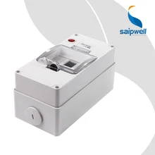 Saip Surperior Quality Grey IP66 ABS Waterproof Power Distribution Box