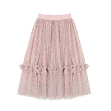 Baby Girl Kids Children Clothes Polka Dot Pink Tutu Ruffle Skirt Princess Birthday Party Skirts Cotton Lining Girls Pettiskirts Baby Girl Kids Children Clothes Polka Dot Pink Tutu Ruffle Skirt Princess Birthday Party Skirts Cotton Lining Girls Pettiskirts