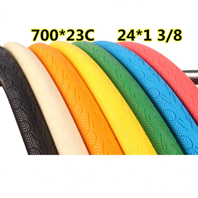 

Cycling Solid Dead Tire 24inch 24*1 3/8 Fixed Gear Solid Tire Inflation Free Never Flat Bicycle Tires for Road Bike Tires
