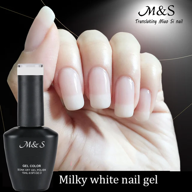 15 ml Charme Laiteux Blanc Soak Off Ongles Gel Gradient Transparent