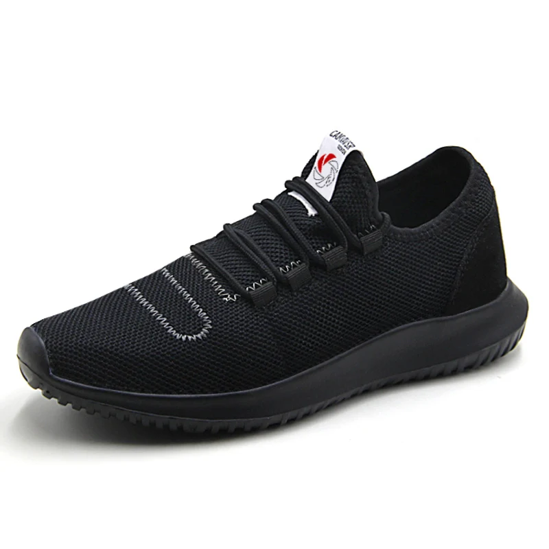 ALL Black Weweya/обувь большого размера 48; мужские кроссовки; Легкие дышащие; Zapatillas; мужская повседневная обувь; обувь для пар; унисекс; Zapatos Hombre - Цвет: ALL Black
