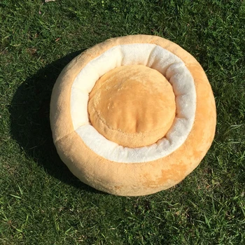 

DannyKarl Poached Egg Pets Keep Warm Solid Soft Breathable Pet Bed dog bed House sofa New Small Pet Nest Warm Cotton Bed Winter