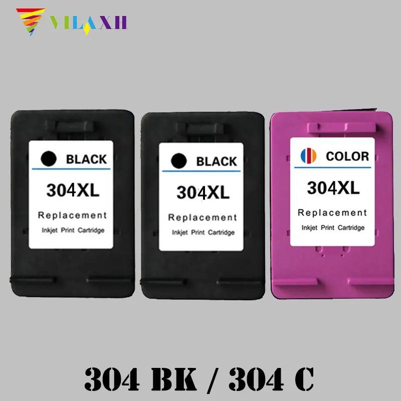 Aliexpress.com : Buy Vilaxh 304 xl Compatible Ink Cartridge Replacement for HP 304xl for Deskjet 