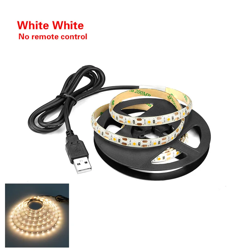 1 м 2 3 4 5 USB зарядное устройство светодиодный светильник в постоянного тока 3528 SMD