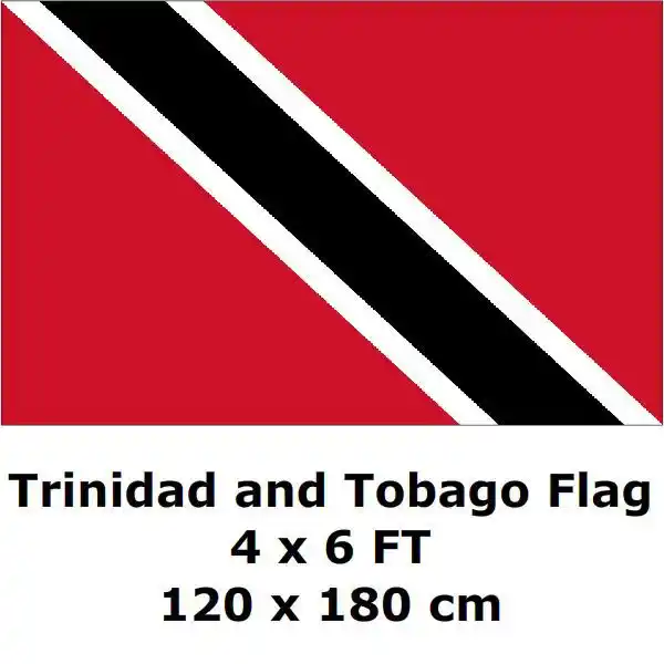 TRINIDAD /& TOBAGO 3ft x 5ft BANNER//FLAG HIGH QUALITY 100/% POLYESTER
