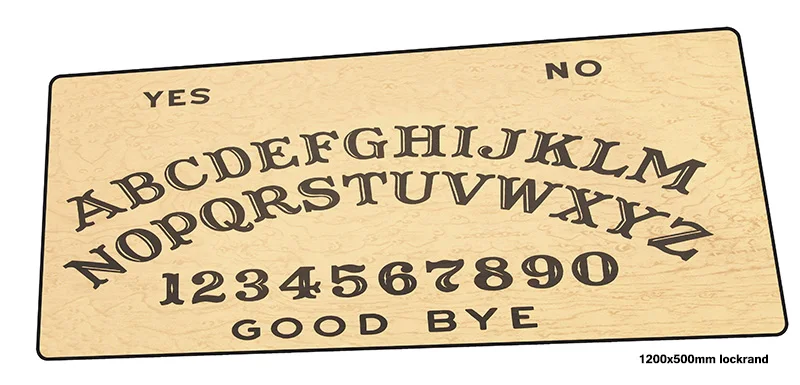 Ouija доска коврик для мыши 1200x500 мм коврики для мыши Инди-поп игровой коврик для мыши геймер эстетика персонализированные коврики для мыши Клавиатура ПК pad