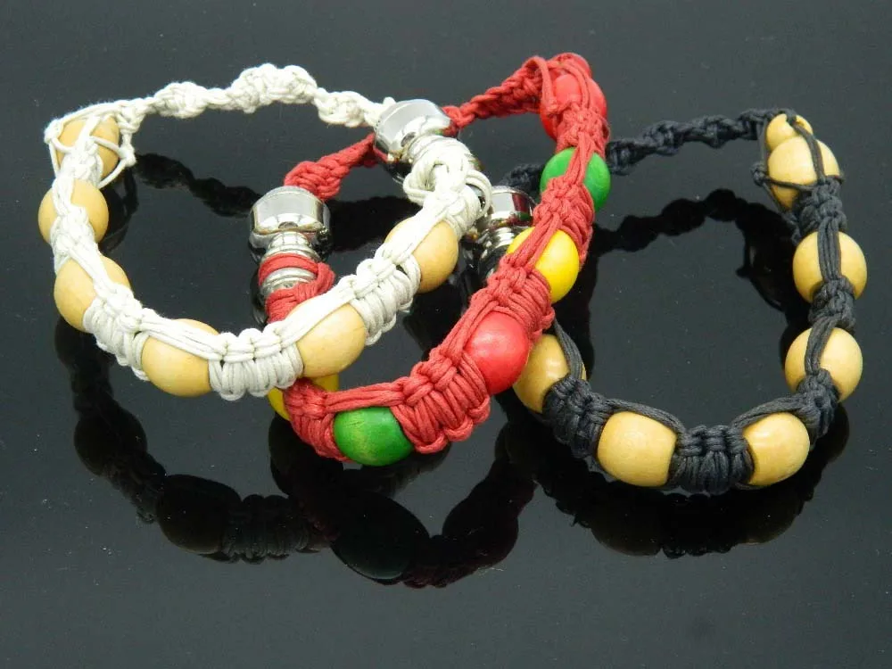 1 PC Fashion Reggae Metal Bracelet Portable Smoking Tobacco Pipe mixed