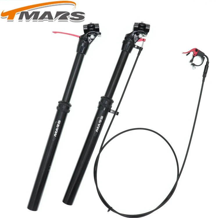 

Tmars Dropper Seatpost Adjustable Height 27.2X440mm Remote Control Manual Hand Mechanical MTB Bike 28.6 30.0 30.4 30.9 31.6