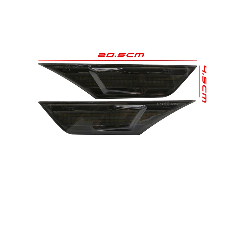 Дымовая линза Подходит для Honda Civic- Led боковой габаритный указатель переключение лампы Белый светодиодный фонарь для бега