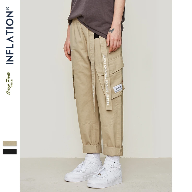 beige cargo pants men