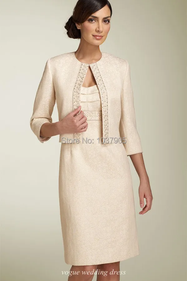 mother of the bride beige