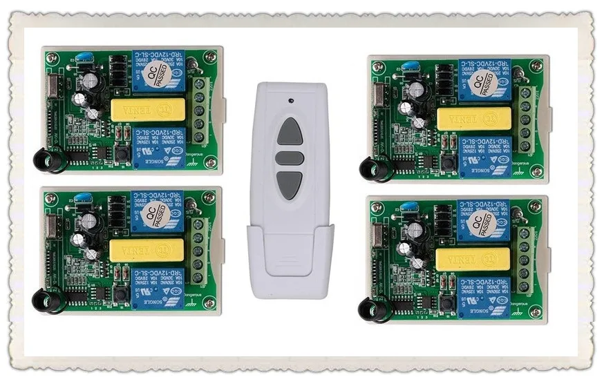 Беспроводной Выключатель с дистанционным управлением 2 канала 220 В перем. Тока |