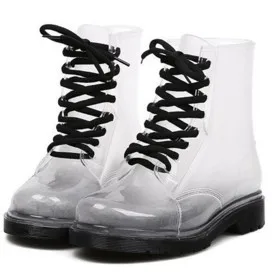 clear jelly boots