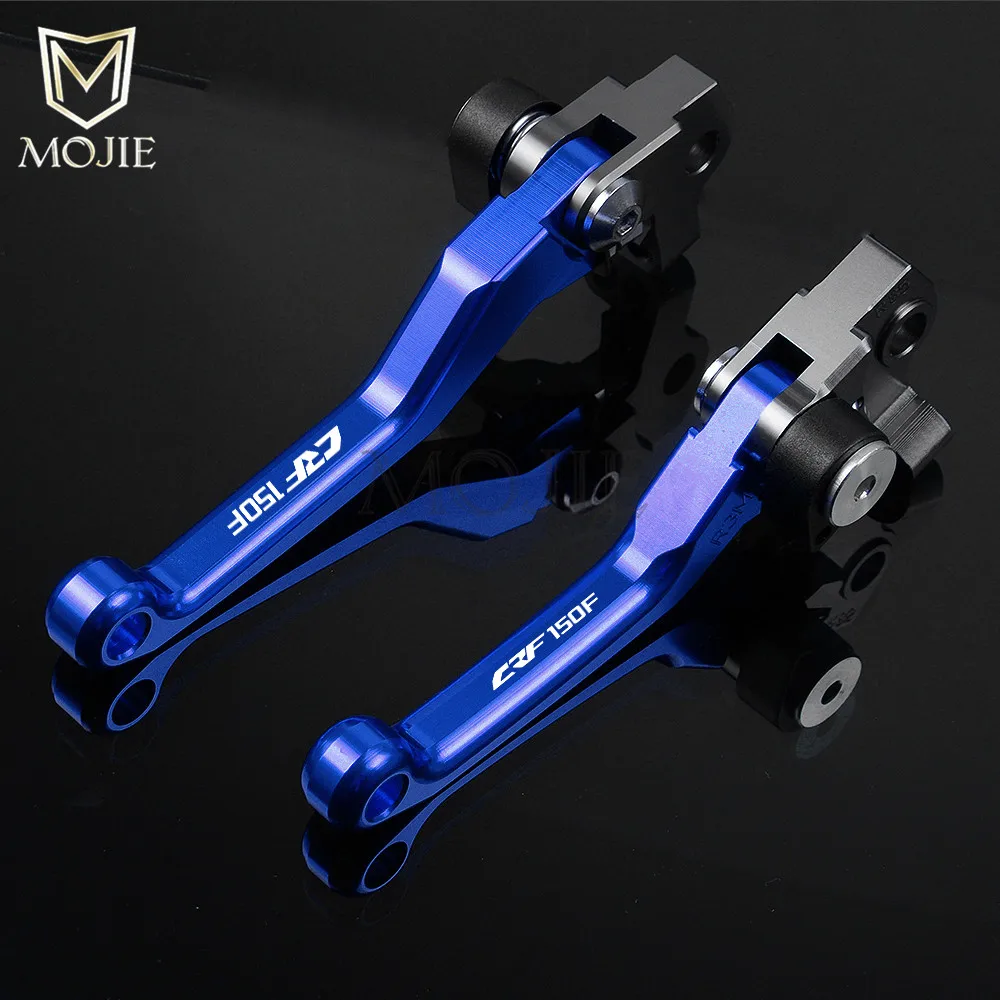 Для Honda CRF150F CRF 150F 150 F 2003- 2013 2012 2011 2010 Кроссовый CNC Pivot тормозные рычаги сцепления Байк - Цвет: CRF150F 03-17 Blue
