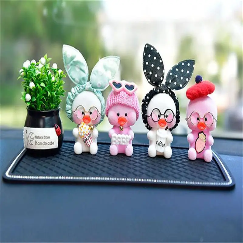 Милый брелок Lalafanfan Kawaii Cafe Mimi желтая утка экшн фигурка сумка декоративные игрушки