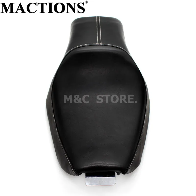 

Motorcycle Driver Rear Passenger Seat Two Up Seat Black For Harley Sportster XL883 XL1200 Iron 48 72 , Custom 2010-2016