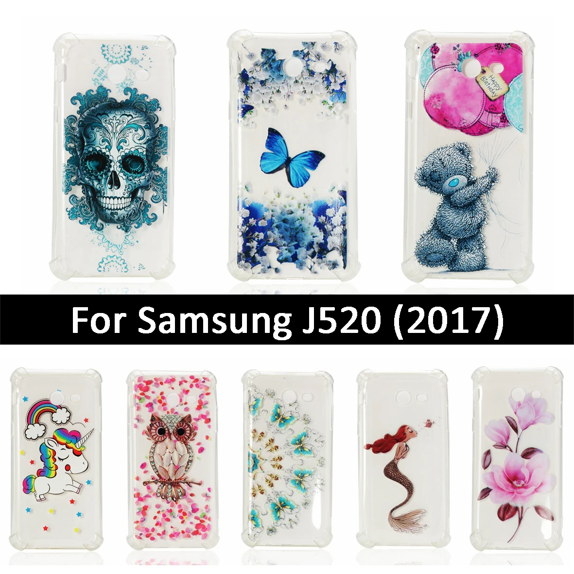 Роскошный чехол для Samsung Galaxy J5 2017 US версия J520 J520F противоударный ТПУ силиконовый J 5