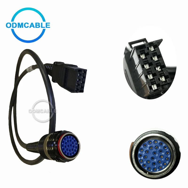 FCI 8 pin to obd 2 кабеля для VOCOM 88890030 диагностический адаптер кабель 8 pin to obd ii 16 контактный кабель для диагностики автомобилей