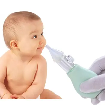 

Baby Anti-backflow Nasal Aspirator Device Silicone Pump Suction Infants Manual Nose Cleaner Baby accessories