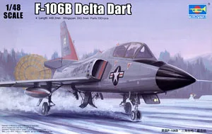 

Trumpeter 1/48 scale model 02892 F-106B triangular javelin interceptor